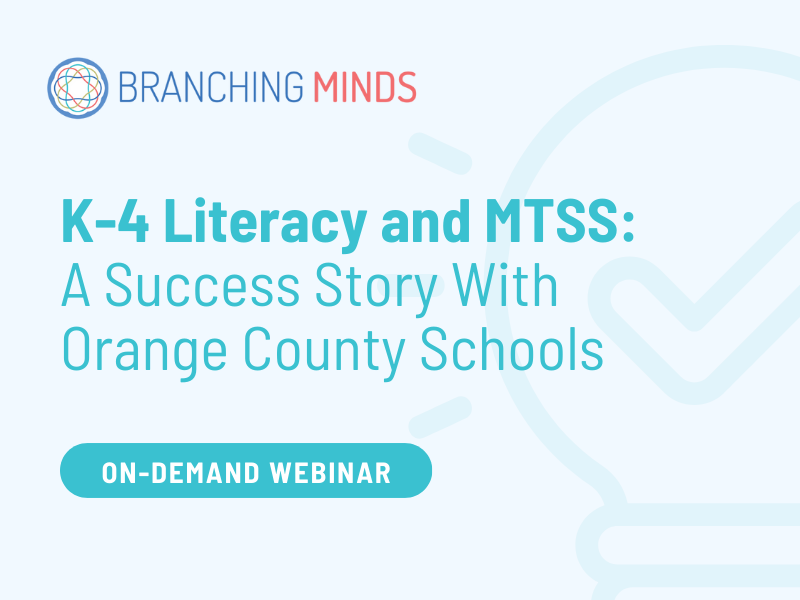 K4 Literacy and MTSS A Success Story With Orange County Schools
